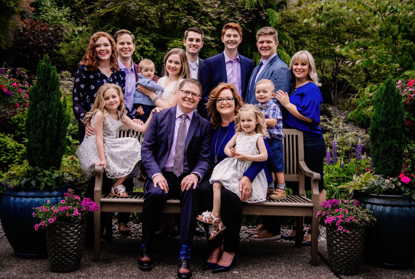 Extended family portrait